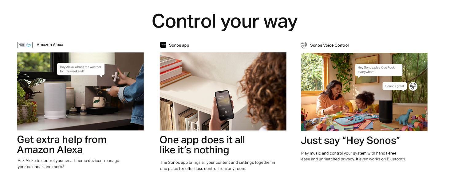 Sonos Move 2 control your way