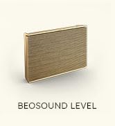 Bang & Olufsen Beosound Level Portable Wi-Fi Multiroom Speaker, Gold Tone/Light Oak