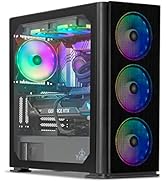 YEYIAN Odachi VR Prebuilt Gaming PC, AMD Ryzen 7 7800X3D 5.0 GHz, GeForce RTX 4070 12GB, 16GB DDR...