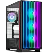 YEYIAN Gaming PC Mirage X Full Tower with Tempered Glass 1.0mm Metal Chassis up to 420mm Liquid C...