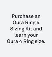 Oura Ring 4 Sizing Kit - Size Before You Buy The Oura Ring - Unique Sizing - Receive Credit for P...