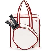 A11N Pickleball Bag - Stylish Canvas Tote Bag with Adjustable Strap for Crossbody, Handbag, or Sh...