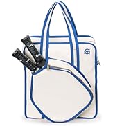 A11N Pickleball Bag - Stylish Canvas Tote Bag with Adjustable Strap for Crossbody, Handbag, or Sh...