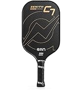 A11N Zenith 16mm Pickleball Paddle, T700 Carbon Fiber Thermoformed with Foam Injected Walls, USA ...