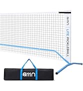 A11N Portable Pickleball Net - 22ft Regulation Size Net with Carrying Bag