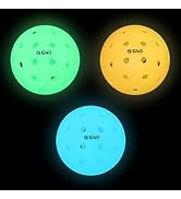 A11N Luminous Pickleballs - High Visibility, Light Up Outdoor Pickleball Balls for Nighttime- Dur...