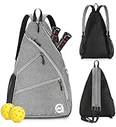 A11N Pickleball Bag, Reversible Crossbody Sling Bag/Backpack for Women Men