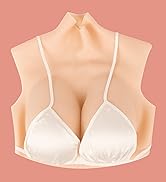 Silicone Breast Forms Breastplate High Collar B-Z Cup Fake Breast For Crossdressers 