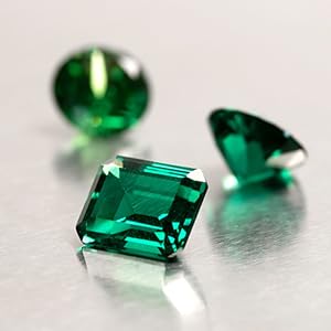 Lab grown emeralds