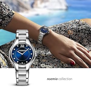 Blue dial Noemia 5132-ST-50181