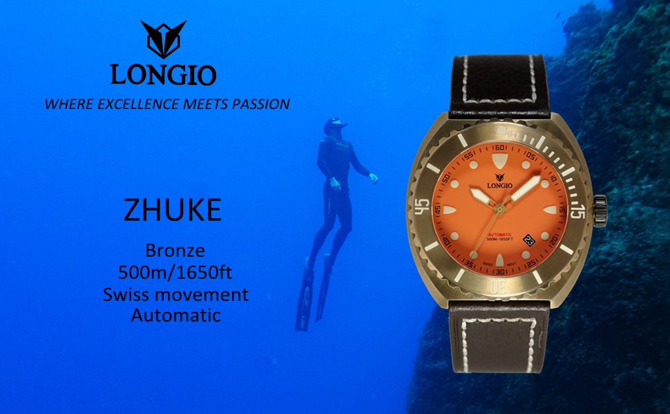 Longio Zhuke Bronze Watches 