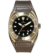 LONGIO Dive Watch,500m Automatic Diver Watches for Men with Sapphire Crystal_Zhuke Bronze Watch