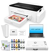 Lancelot A3 L1800 DTF Printer Bundle,dtf Printer Machine with Roll Feeder, White Ink Circulation,...